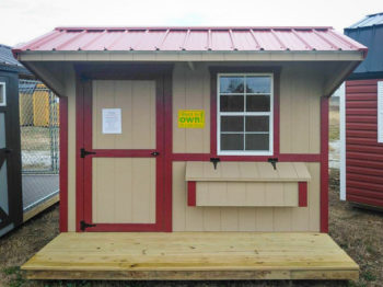 A rent-to-own chicken coop for sale in Kentucky