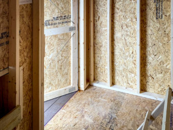 Interior of a backyard chicken house for sale in Tennessee