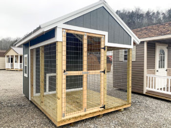 A prefab outdoor dog kennel for sale in Kentucky