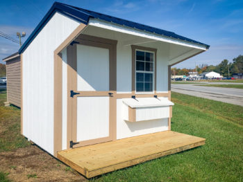 A prefab animal shelter for sale in Kentucky for chickens