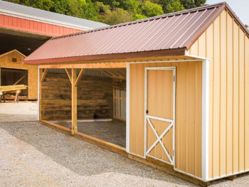 A custom prefab animal shelter for sale in Kentucky