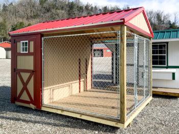 A prefab pet shed dog kennel for sale in Tennessee for dogs