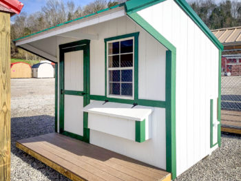 A prefab pet shed for sale in Tennessee for chickens