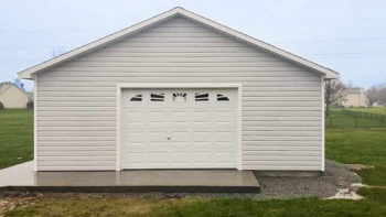 A custom garage constructed by garage builders in Tennessee