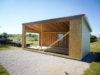 Part of a modular garage in Kentucky