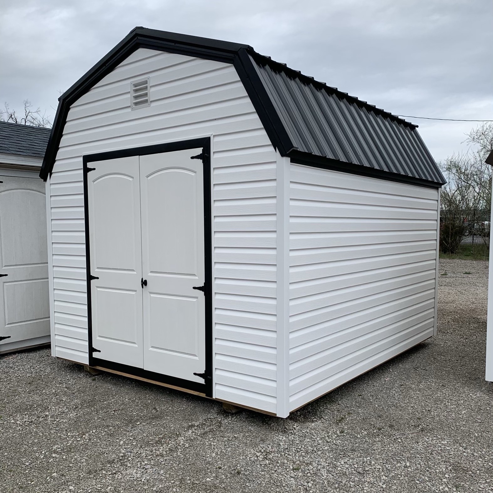 10x12 high barn shed shed - esh's utility buildings