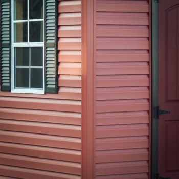 Vinyl siding for custom sheds in KY and TN