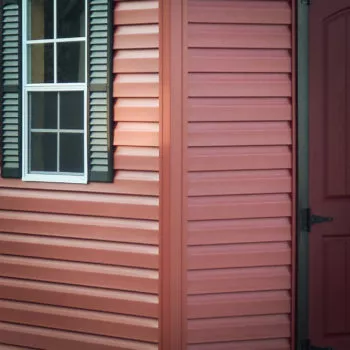 Vinyl siding for custom sheds in KY and TN