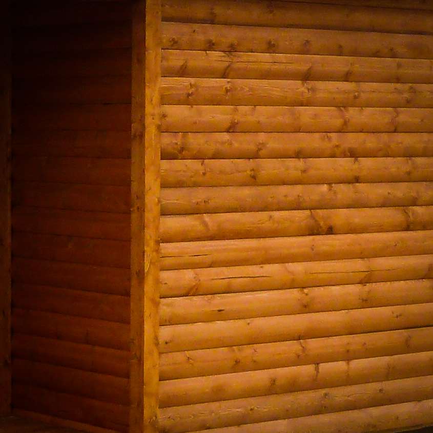 Log siding for custom sheds in KY and TN