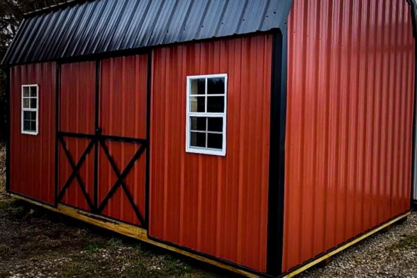 red shed metal siding