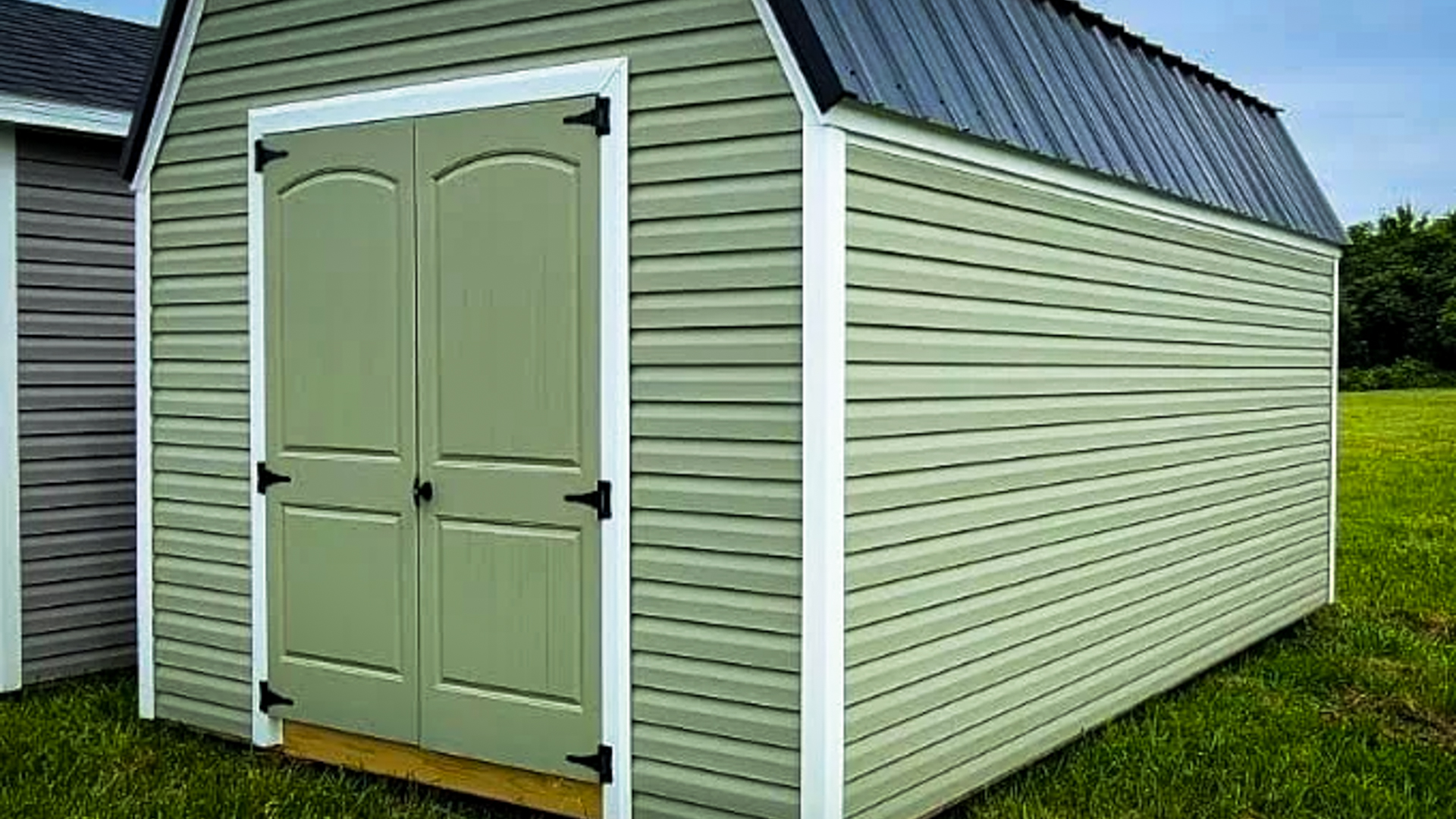 green shed accent colors