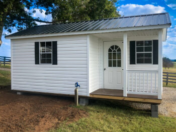 white office shed in kentucky