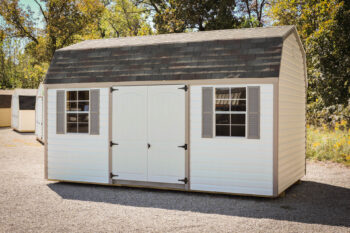 Vinyl storage shed in Kentucky