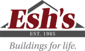Logo for Esh's Utility Buildings
