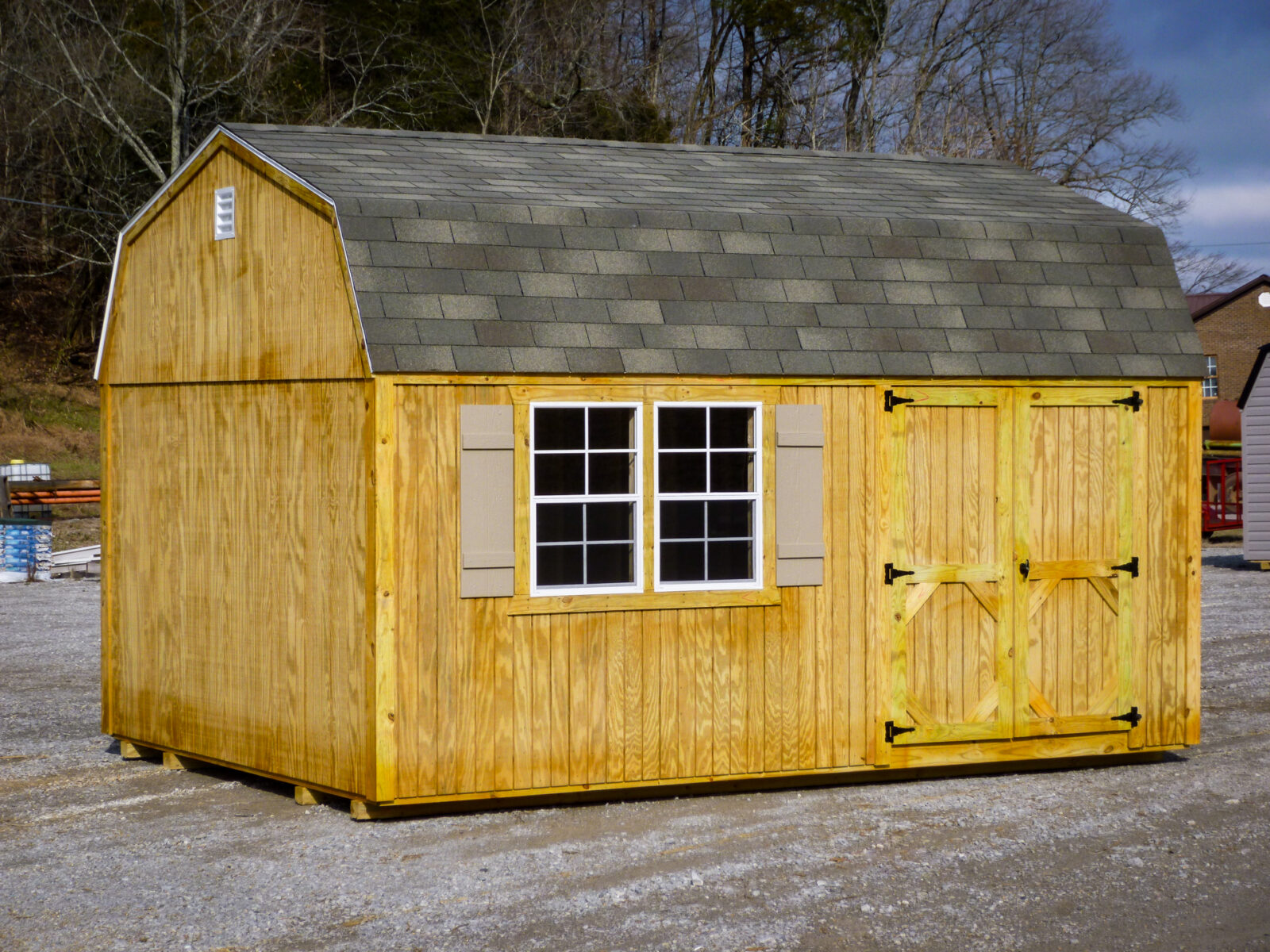 A rent to own storage building in Kentucky