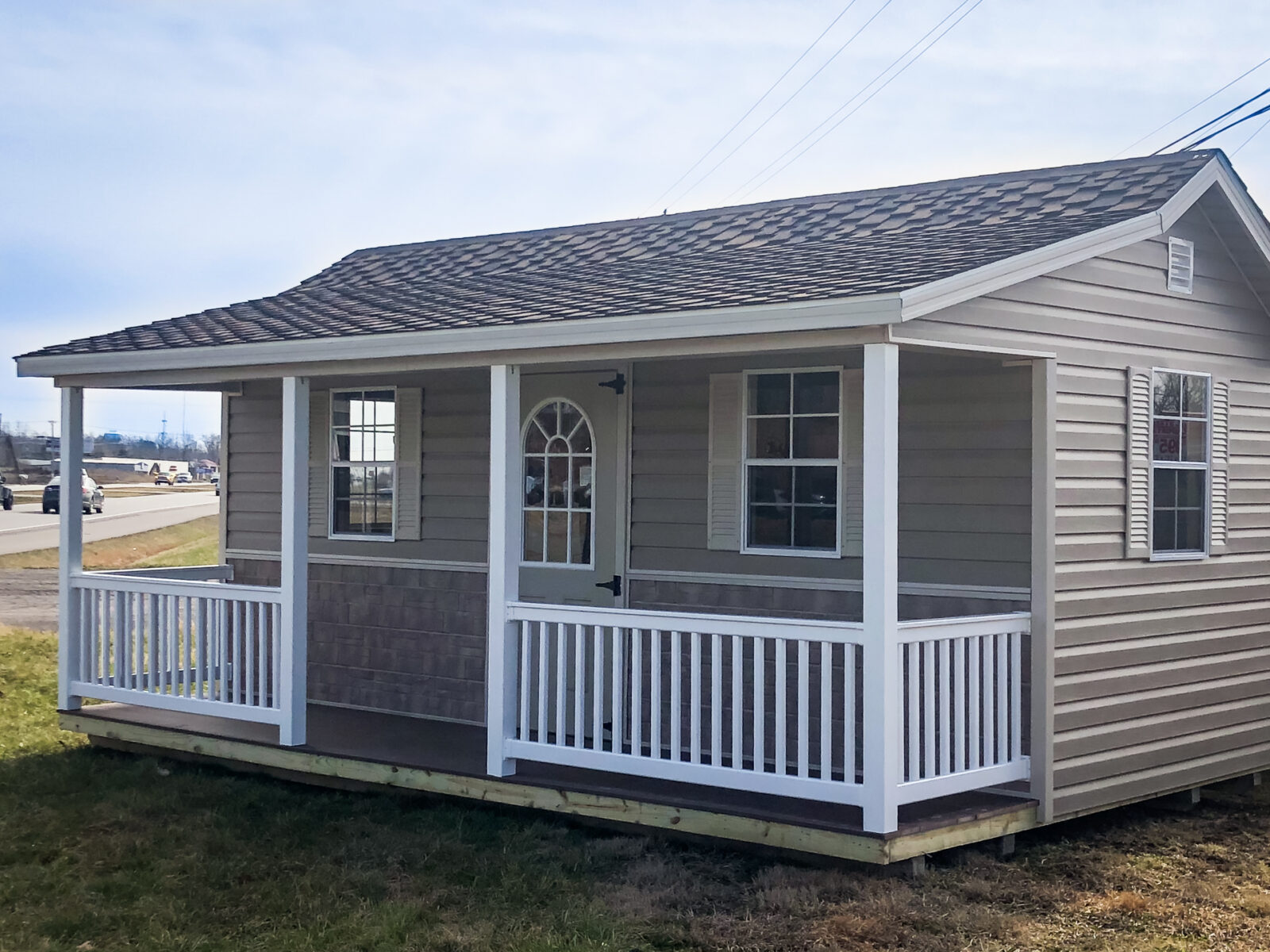 A prefab cabin shed for sale in Louisville, KY