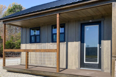 Ranch Tiny Home Shell built by Esh's Utility Buildings for sale in KY and TN