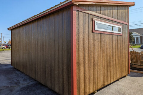 skillion single-slope shed for sale by Esh's Utility Sheds