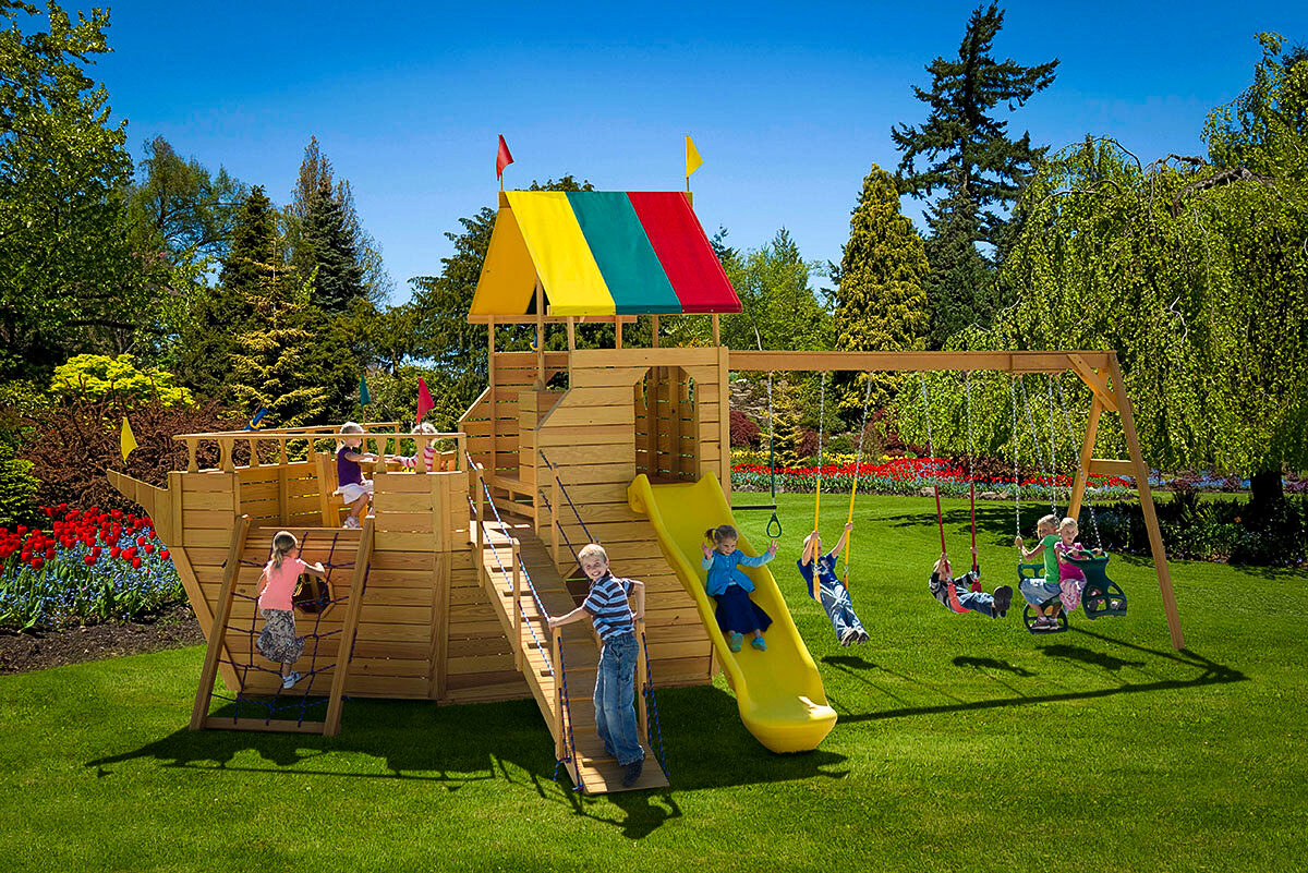 A wooden playset for sale in TN & KY