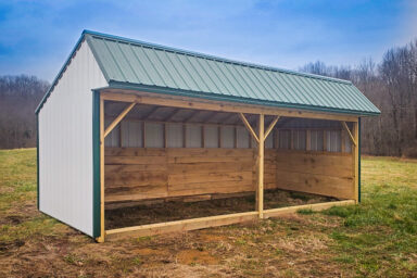 A prefab animal shelter for sale in Kentucky for horses