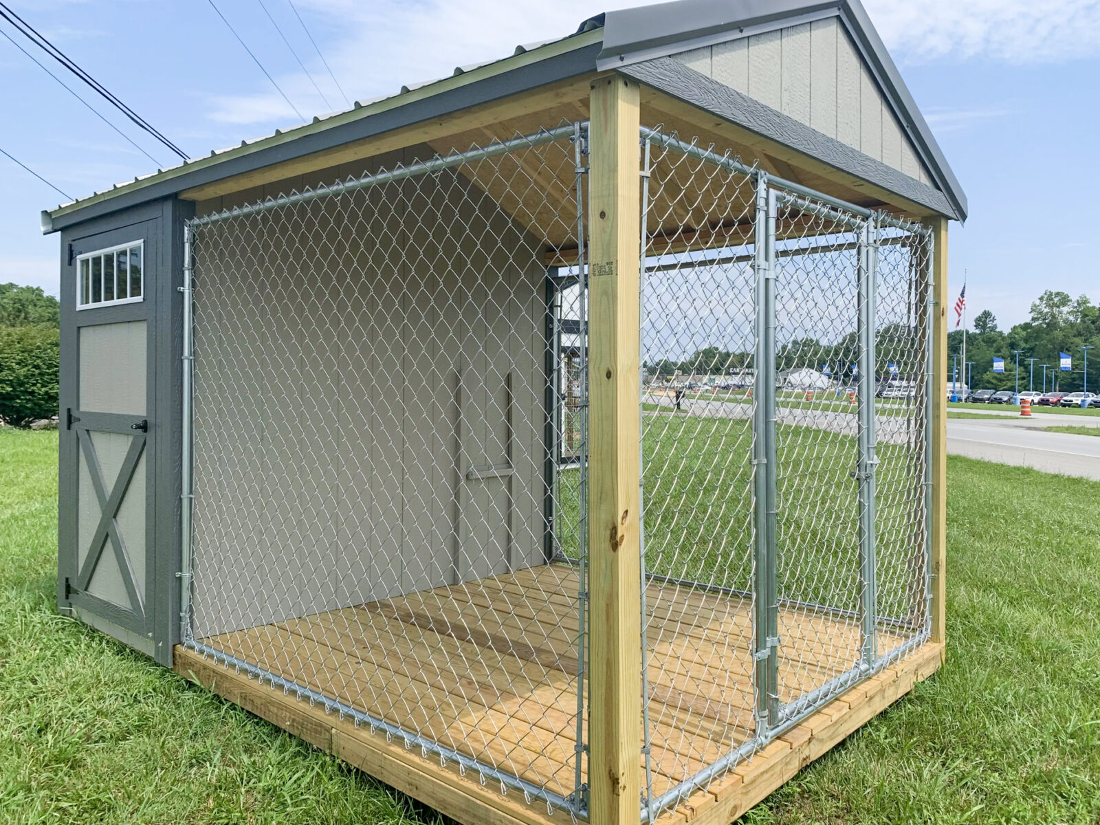 An 8x12 outdoor dog kennel for sale in Tennessee