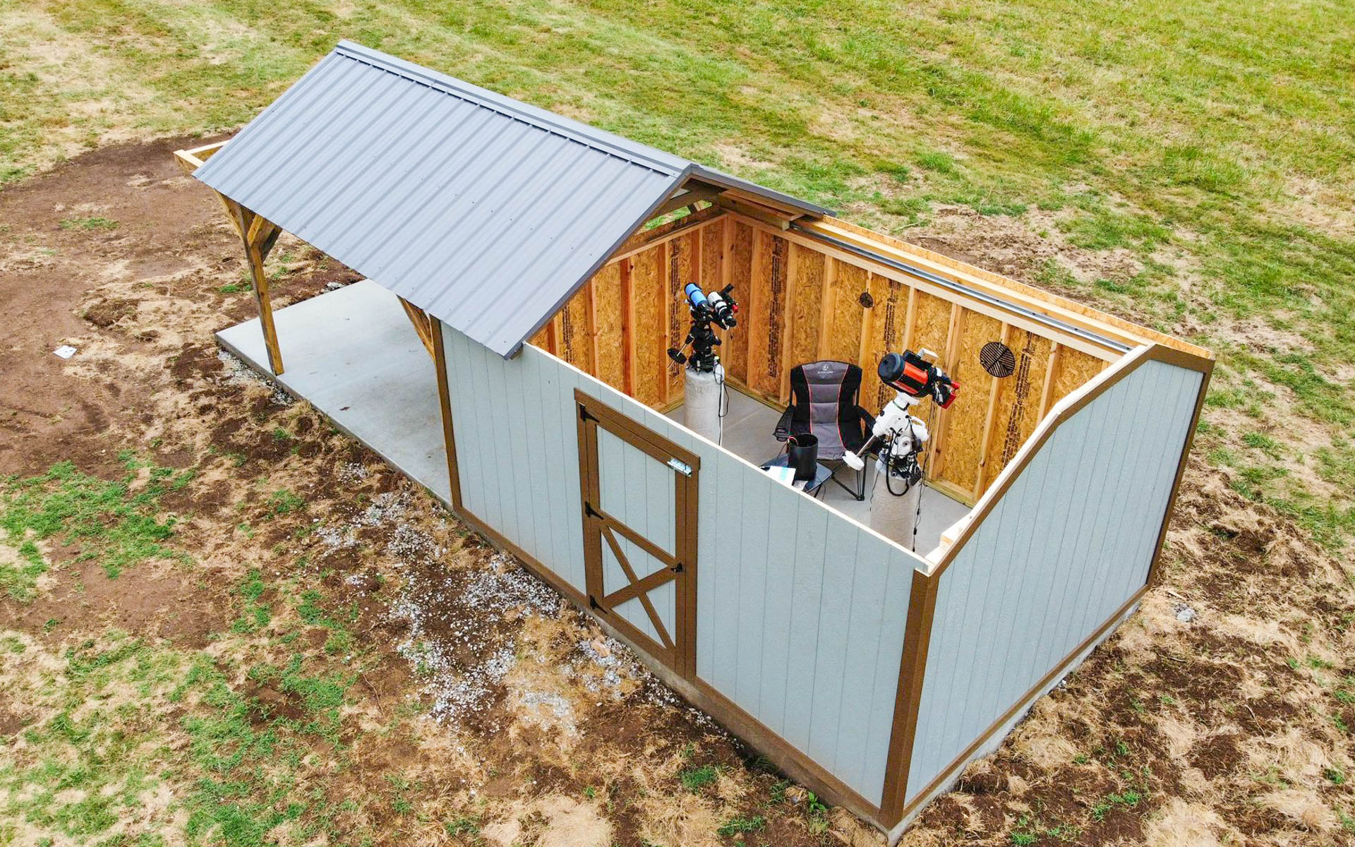 custom made star gazing shed