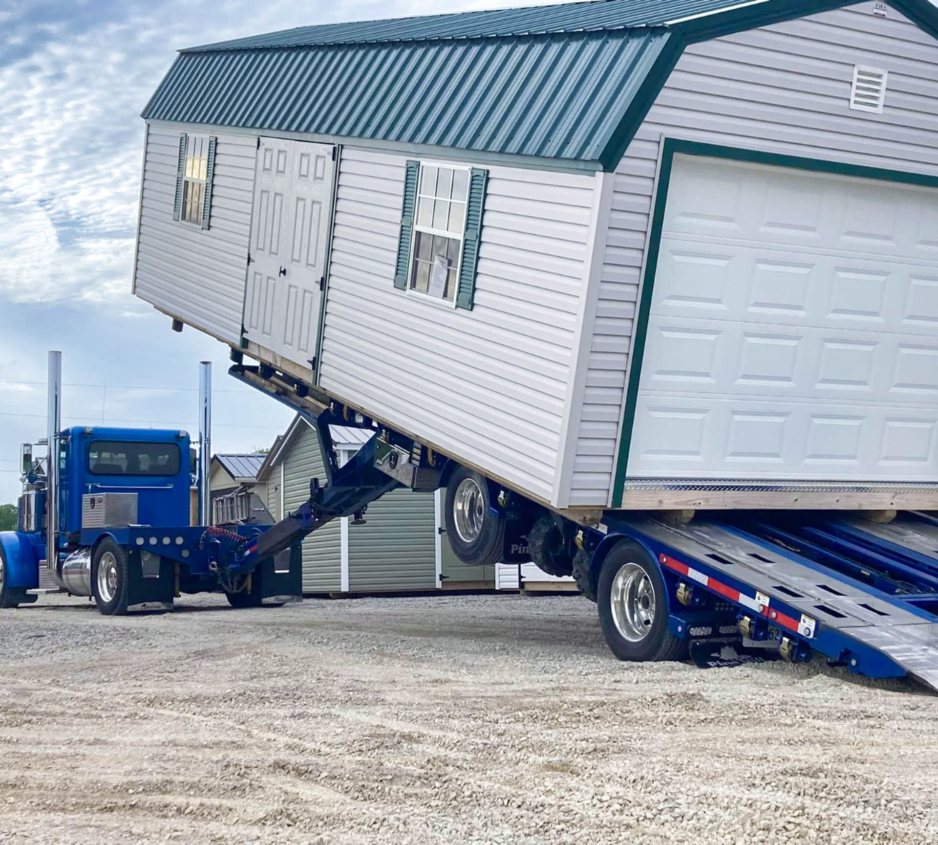 shed delivery by Esh's Utility Buildings