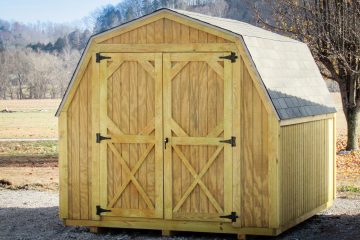 exterior of outdoor storage barn for sale in KY and TN