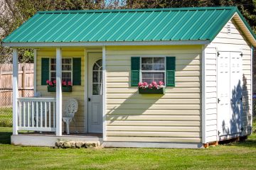 a shed porch