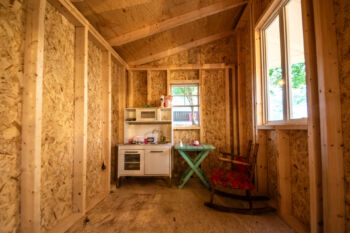 the interior of a playhouse available in ky and tn