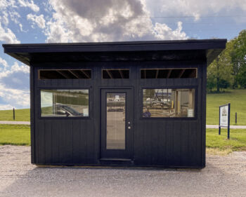 modern slanted roof skillion shed for sale in Ky and Tn