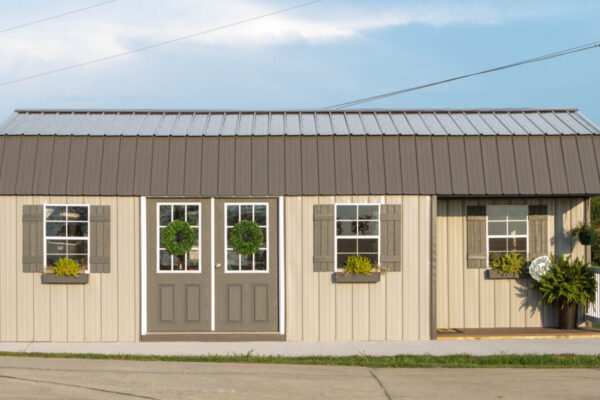 A shed converted into a legal, livable home.