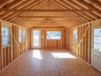 the interior of a Nordic tiny home shells available in tn and ky